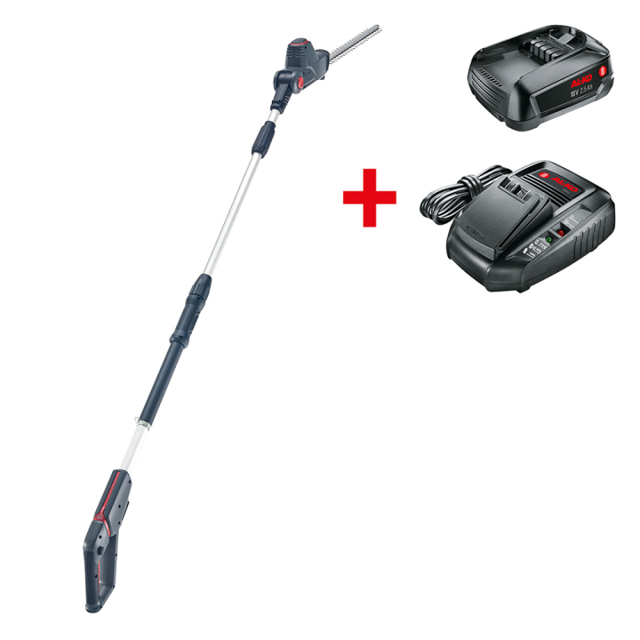 AL KO Comfort HTA 1845 teleskooppinen akkupensasleikkuri 18 V 45 cm