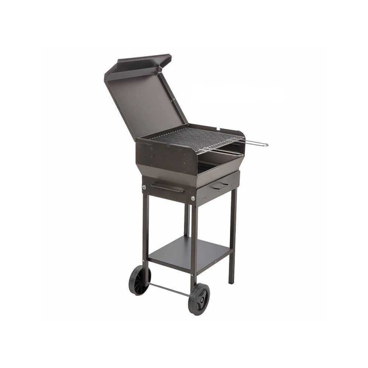 Mille Doriano Small hiiligrilli, 47,5 × 37,5 cm, kansi ja 3 kypsennyskorkeutta
