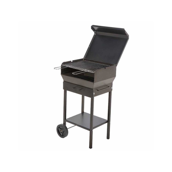Mille Doriano Small hiiligrilli, 47,5 × 37,5 cm, kansi ja 3 kypsennyskorkeutta