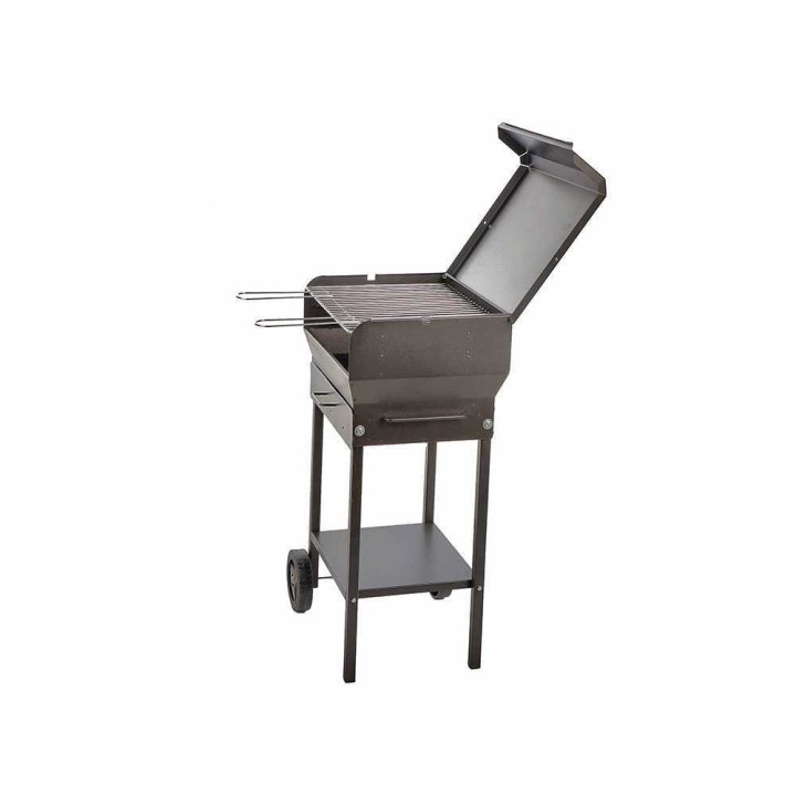 Mille Doriano Small hiiligrilli, 47,5 × 37,5 cm, kansi ja 3 kypsennyskorkeutta