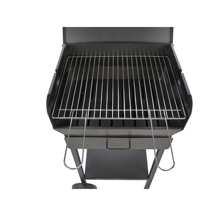 Mille Doriano Small hiiligrilli, 47,5 × 37,5 cm, kansi ja 3 kypsennyskorkeutta