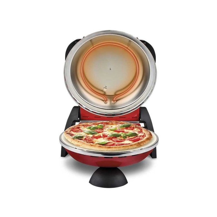 G3 Ferrari Delizia Rosso sähköinen pizzauuni, 1 200 W, 400 °C, paistokivi