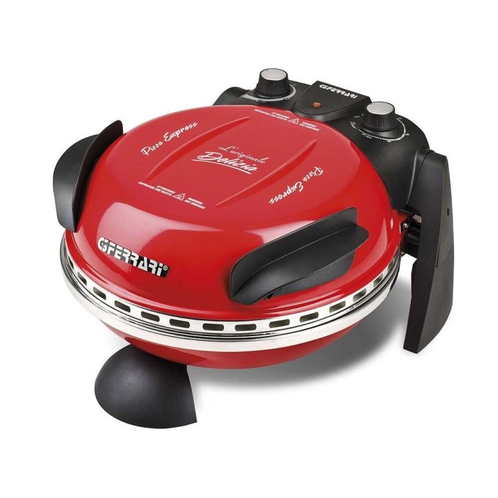 G3 Ferrari Delizia Rosso sähköinen pizzauuni, 1 200 W, 400 °C, paistokivi