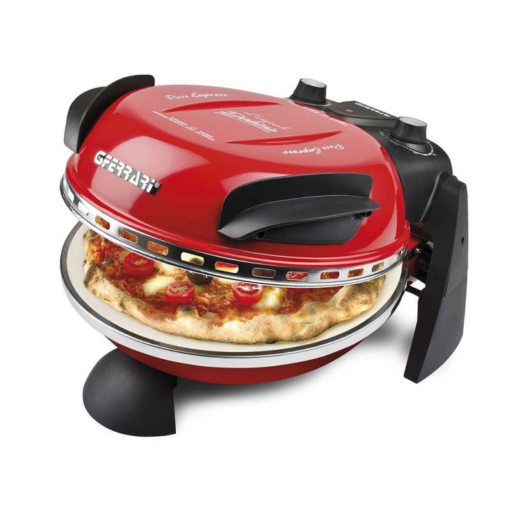G3 Ferrari Delizia Rosso sähköinen pizzauuni, 1 200 W, 400 °C, paistokivi