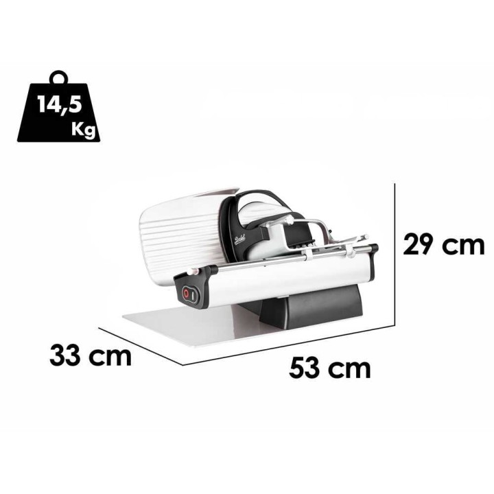 Berkel Home Line Plus 200 sähköviipalointikone, 195 mm, 190 W, musta