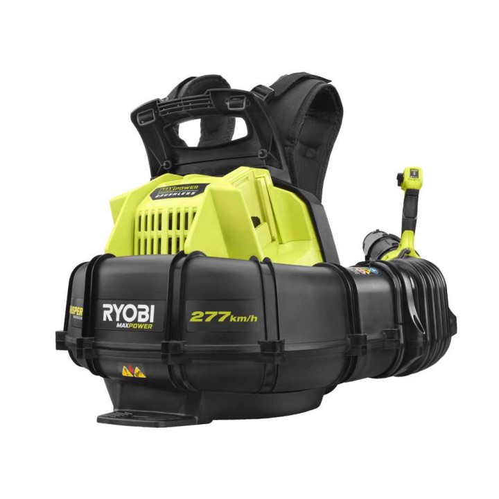 Ryobi RY36BPXB-0 akkukäyttöinen selkäpuhallin, 36 V, ilman akkua ja laturia