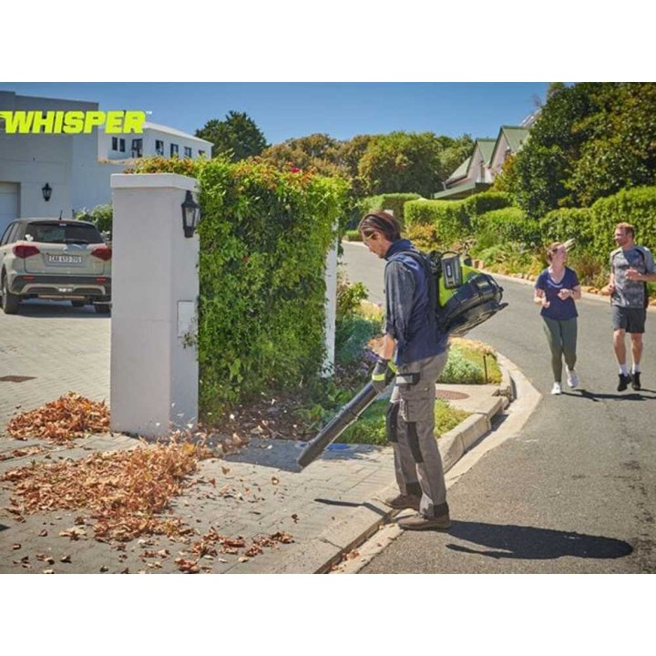 Ryobi RY36BPXB-0 akkureppupuhallin, 36 V, 6 Ah, 277 km/h