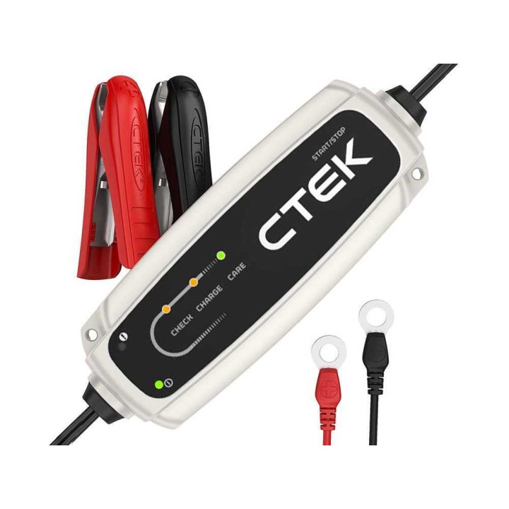 CTEK CT5 START/STOP 12V -akkulaturi ja ylläpitolaite, 3,8 A, 8 vaihetta