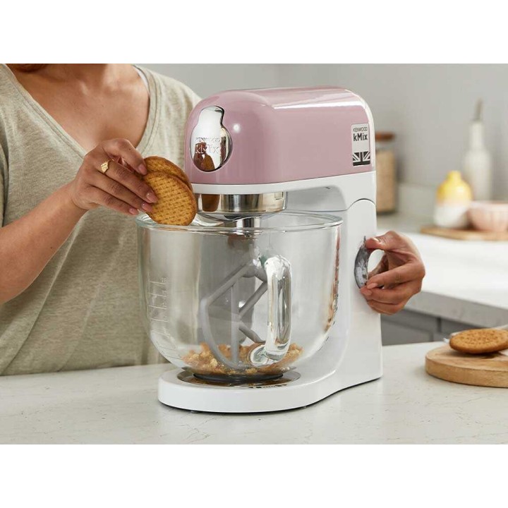 Kenwood kMix KMX754APP planetaarinen yleiskone, 1 000 W, 5 l, pastellinpunainen