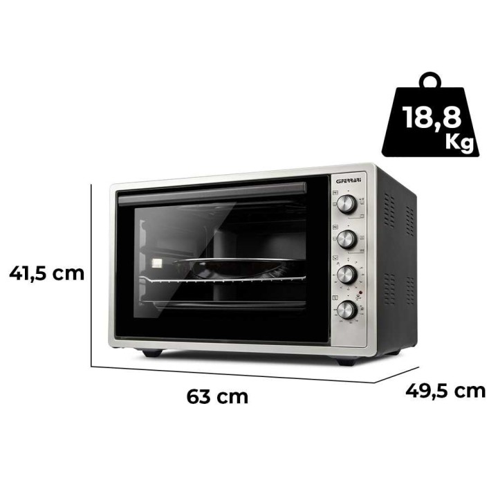 G3 Ferrari Rostò sähköuuni, 58 l, 1 800 W, kiertoilma ja varraspaisti