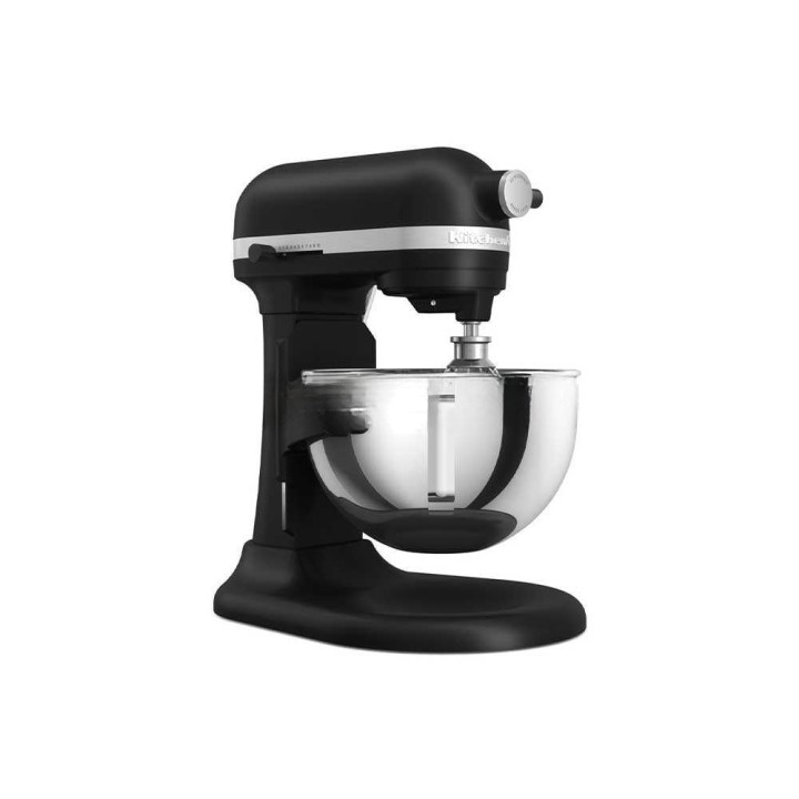 KitchenAid 5KSM55SXX-EBM planetaarinen yleiskone, mattamusta, 5,2 l, 375 W