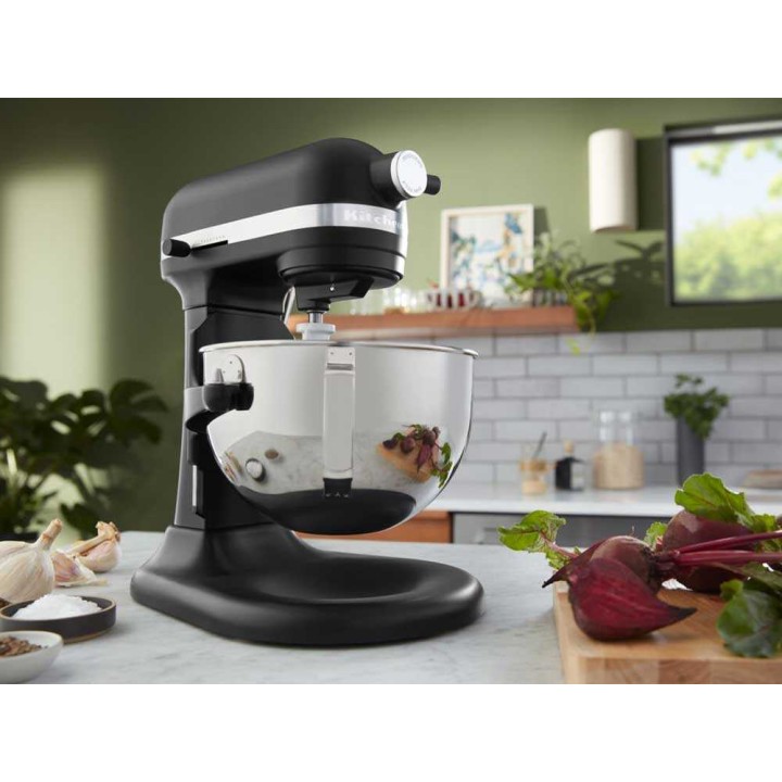KitchenAid 5KSM55SXX-EBM planetaarinen yleiskone, mattamusta, 5,2 l, 375 W