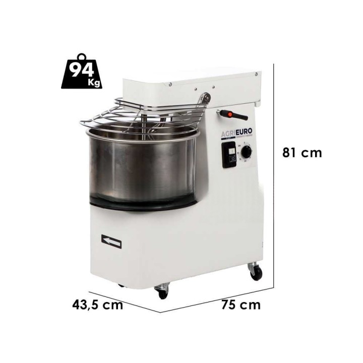Mixer 3000 S Deluxe spiraalitaikinakone, 24 kg, 1,5 HP, 230 V