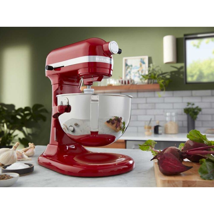 KitchenAid Heavy Duty 5KSM55SXX-EER -yleiskone, punainen, 375 W, 5,2 l