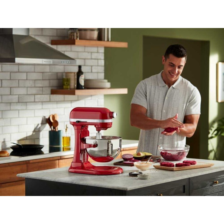KitchenAid Heavy Duty 5KSM55SXX-EER -yleiskone, punainen, 375 W, 5,2 l