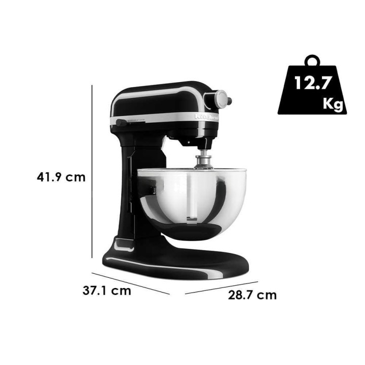 KitchenAid 5KSM55SXX-EOB planetaarinen yleiskone, 5,2 l, 375 W, 230 V