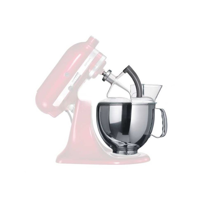 KitchenAid 5KFE5T lättävispilä silikonireunalla, valkoinen