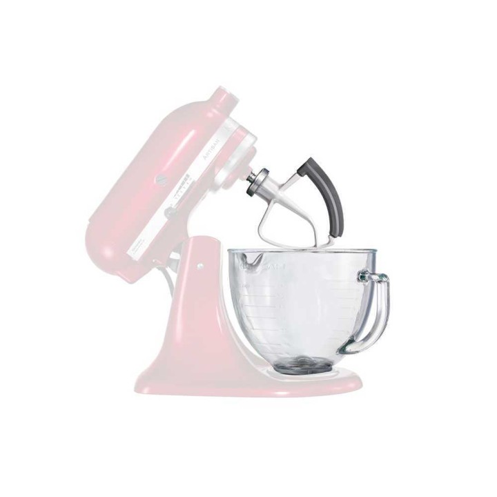 KitchenAid 5KFE5T lättävispilä silikonireunalla, valkoinen