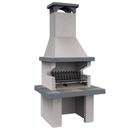 Edilmark Barbecue 70 muurattu puu ja hiiligrilli 70 50 cm 615 kg