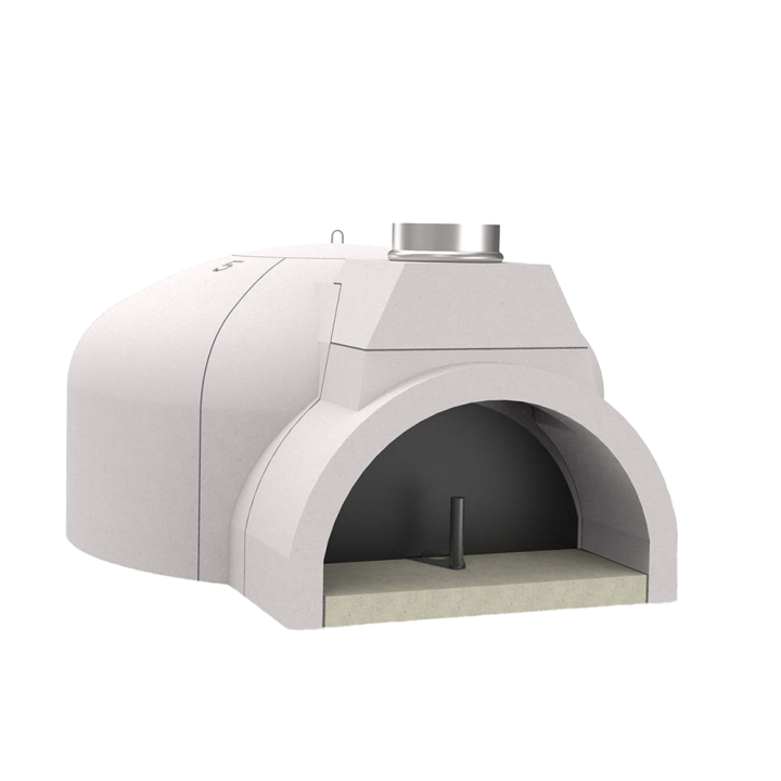 Edilmark FP100 puulämmitteinen pizzauuni 100 cm 5 pizzaa 500 kg