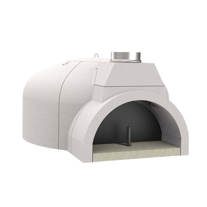 Edilmark FP100 puulämmitteinen pizzauuni, 100 cm, 5 pizzaa, 500 kg