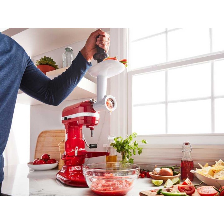 KitchenAid 5KSMFGA lihamyllylisäosa yleiskoneille, hieno ja karkea levy