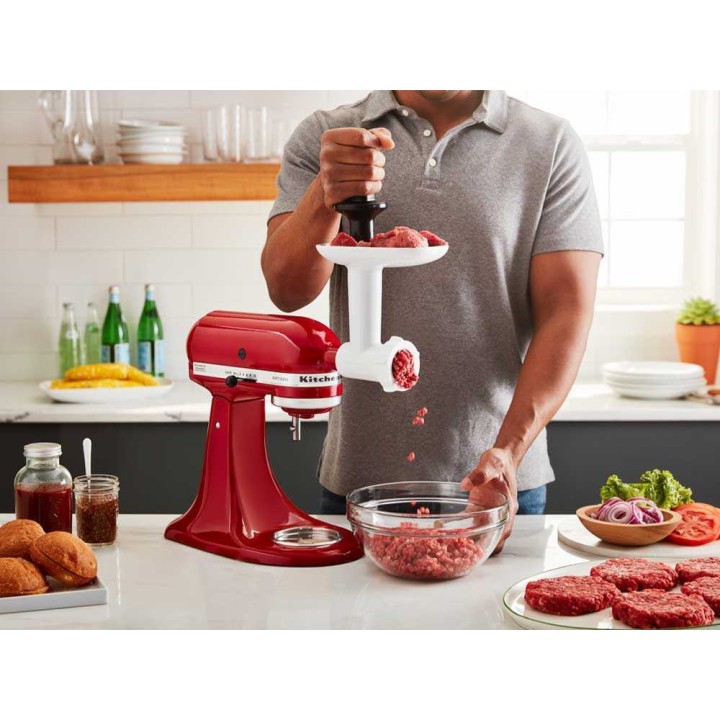 KitchenAid 5KSMFGA lihamyllylisäosa yleiskoneille, hieno ja karkea levy