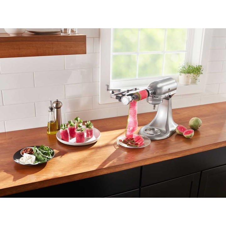 KitchenAid 5KSMSCA vihannesleikkuri, 2 terää suikaleille
