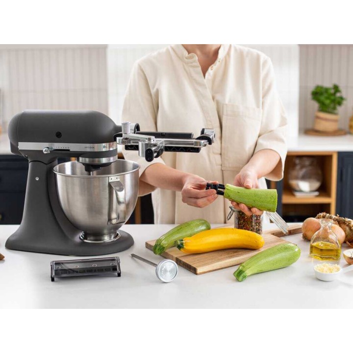 KitchenAid 5KSMSCA vihannesleikkuri, 2 terää suikaleille