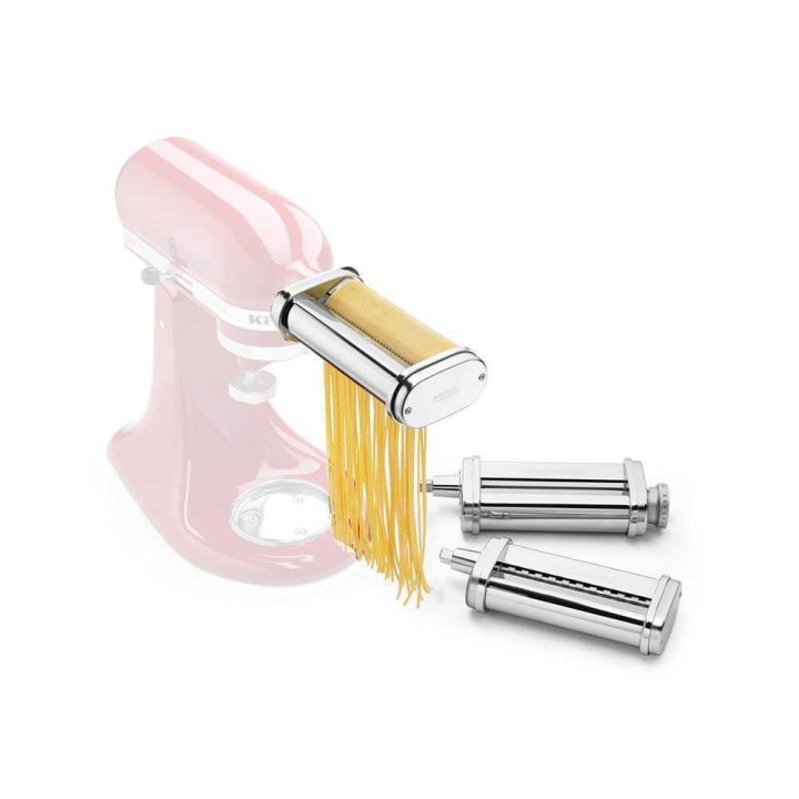 KitchenAid 5KSMPRA pastalisävarustesetti, 3 osaa, ruostumaton teräs