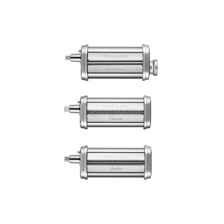 KitchenAid 5KSMPRA pastalisävarustesetti, 3 osaa, ruostumaton teräs