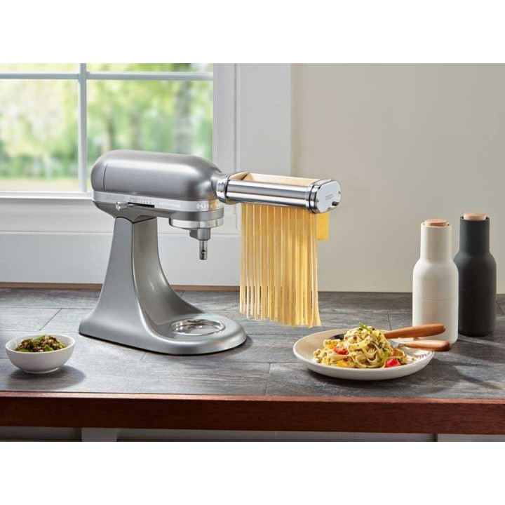 KitchenAid 5KSMPRA pastalisävarustesetti, 3 osaa, ruostumaton teräs