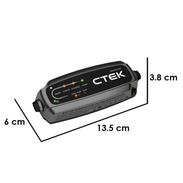 CTEK CT5 PowerSport akkulaturi ja ylläpitolaturi, 12 V, 2,3 A