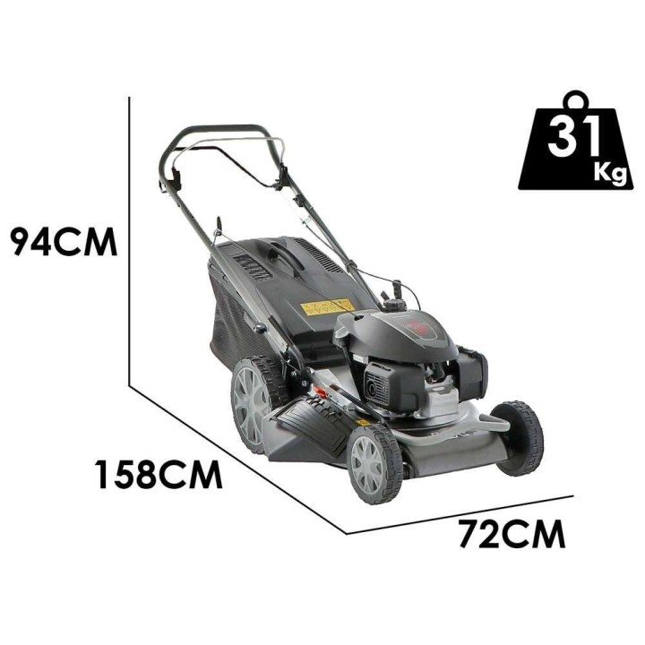 Marina Systems HR 46 SH 4-in-1-bensiiniruohonleikkuri, Honda GCVX 170, 46 cm