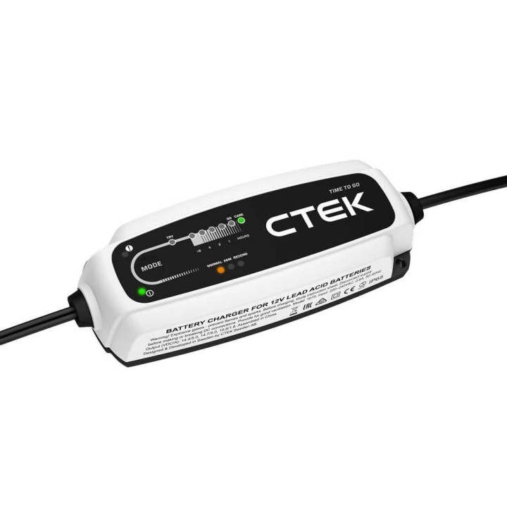 CTEK CT5 TIME TO GO -akkulaturi ja ylläpitolaturi, 12 V, 5 A