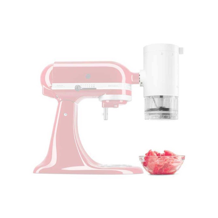 KitchenAid 5KSMSIA jäämurskainlisäosa, 2 terää ja 4 kannellista jäämuottia