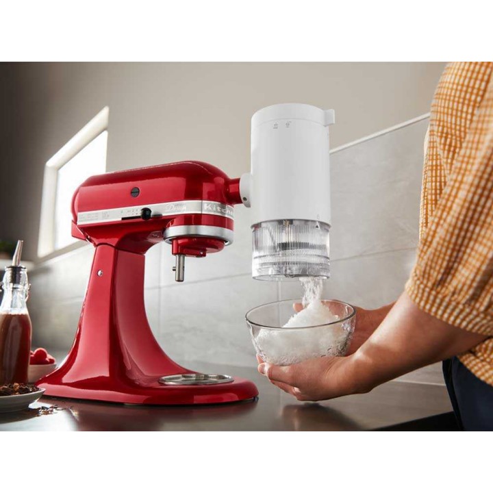 KitchenAid 5KSMSIA jäämurskainlisäosa, 2 terää ja 4 kannellista jäämuottia