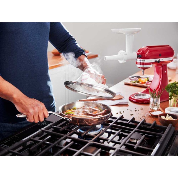 KitchenAid 5KSMSSA makkarasuuttimen jatko-osa, 2 täyttöputkea