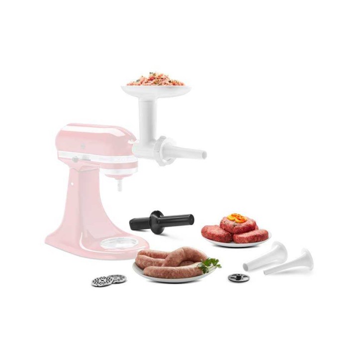 KitchenAid 5KSMSSA makkarasuuttimen jatko-osa, 2 täyttöputkea