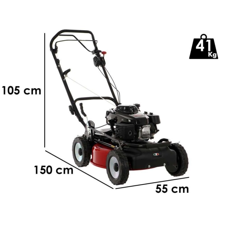 Marina Systems GRINDER 52 VH PRO bensiinikäyttöinen bioleikkaava ruohonleikkuri, 52 cm