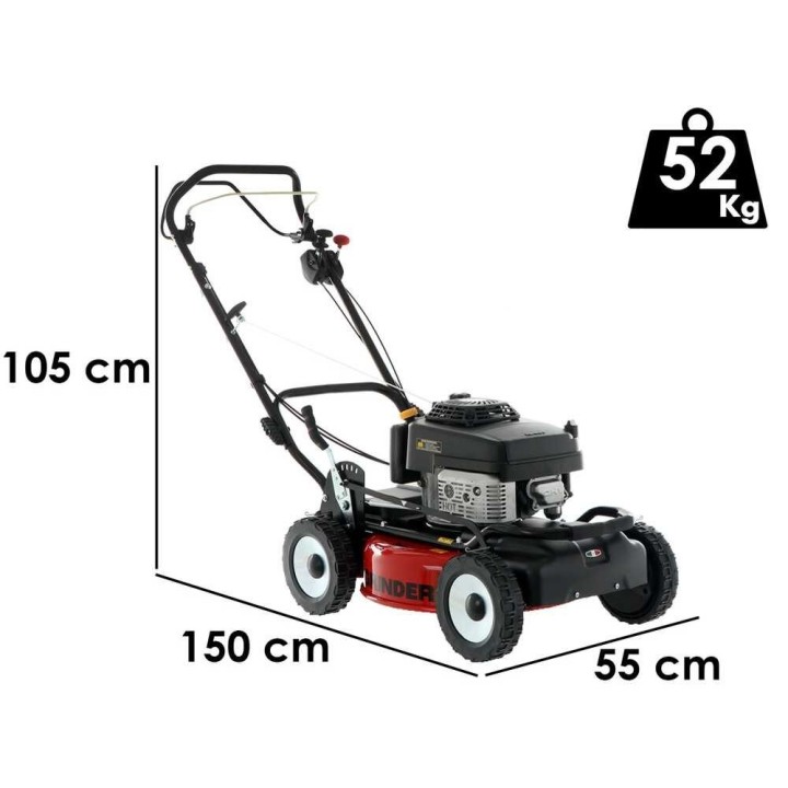 Marina Systems GRINDER 52 VKW bioleikkaava ruohonleikkuri, Kawasaki FJ180V, 52 cm