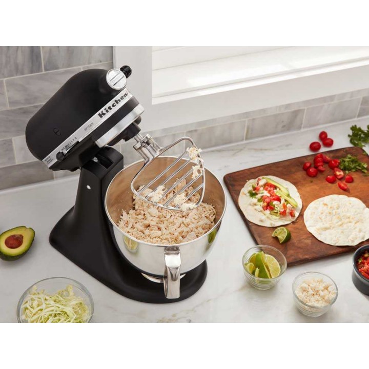 KitchenAid 5KSMPB5SS leivontavatkain, ruostumaton teräs, 4,3, 4,7 ja 4,8 l