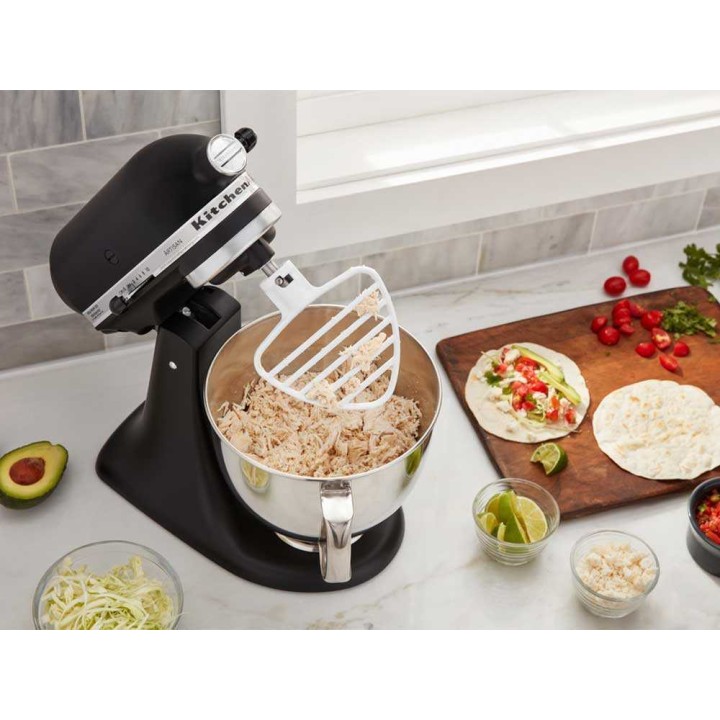 KitchenAid 5KSMPB5W leivontasekoitin, valkoinen alumiinipinnoite