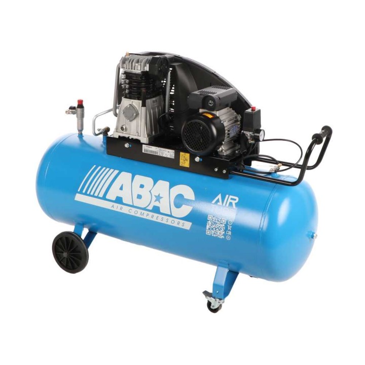 ABAC A49B/200 CM3 hihnavetoinen kompressori, 3 HP, 200 l, 230 V