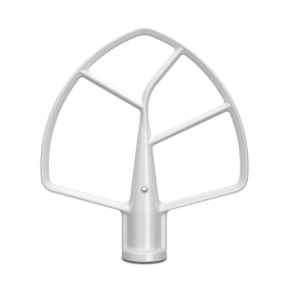KitchenAid 5KSMBLWF litteä vatkain valkoinen pinnoite 5 2 l nostokulhoille
