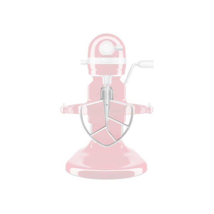 KitchenAid 5KSMBLWF litteä vatkain, valkoinen pinnoite, 5,2 l nostokulhoille
