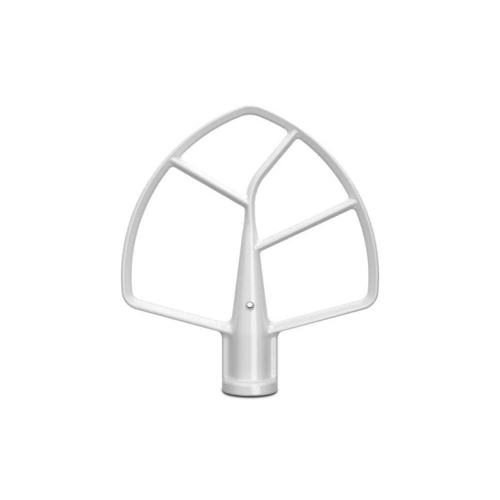 KitchenAid 5KSMBLWF litteä vatkain, valkoinen pinnoite, 5,2 l nostokulhoille