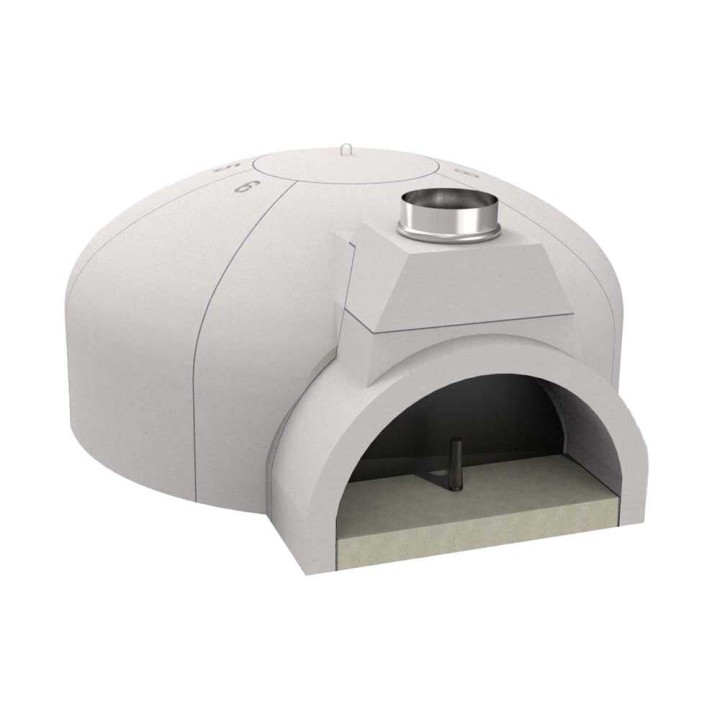 Edilmark FP 120N upotettava puu-uuni, Ø 120 cm, 8 pizzaa