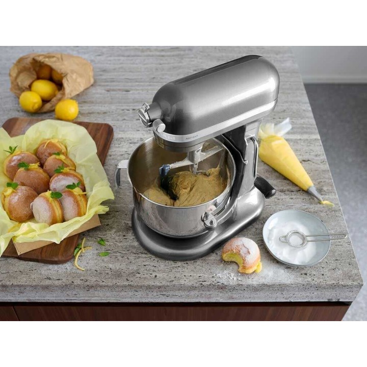 KitchenAid 5KFE7T tasavatkain silikonireunalla, harmaa, 6,6 ja 6,9 l
