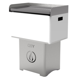 Linea VZ QBY bianco pellettigrilli pyrolyyttinen 60 38 cm 35 kg
